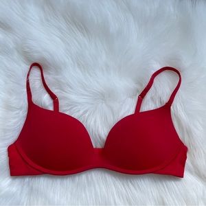 INTIMISSIMI red push up wireless bra size 38B=36C